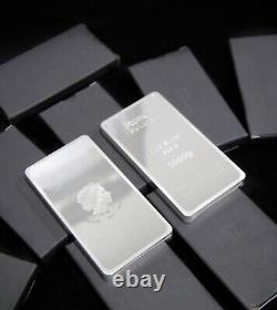 1 KG Silver Coin Bullion Bar 999.9 Fine Silver Bar 1Kilo Gift Box + Certificate