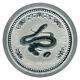 1 Kilo Kg 2001 Perth Lunar Snake Silver Coin