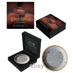 1 Kg Silver The Lord of the Rings 20th Anniversary Nine Companions Coin