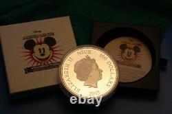 1 Kilo 2015 Steamboat Willie 1928 Disney Mickey Mouse 999 Silver Coin! WOW