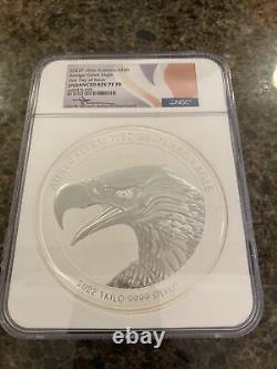 1 Kilo 2022P Wedge-Tailed Eagle 1st Day of issue Enhanced Rev Pf 70. + 1oz Ms69