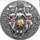 1 Kilo. 999 Pure Silver Three Graces Celestial Cameroon Round Coin Coa Girl Sexy