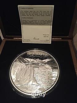 1 Kilo Fine Silver Coin Canadas Arctic Landscape Mintage 750 (2013)
