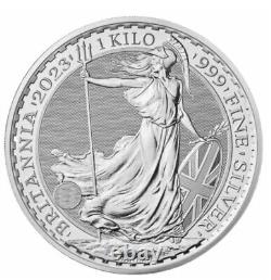 1 Kilo Silver 999.9 Royal UK Mint Britannia Queen