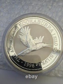 1 Kilo Silver Perth Mint Kookaburra 1996