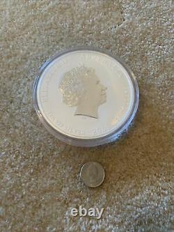 1 kg kilo 2008 Perth Mint Lunar Year Rat Mouse Silver Coin BU In Capsule 32 Oz