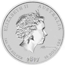 1 kg kilo 2012 Lunar Year of the Dragon Silver Coin