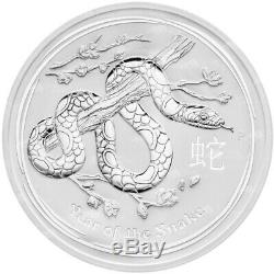 1 kg kilo 2013 Perth Mint Lunar Year of the Snake Silver Coin