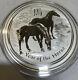 1 Kg Kilo 2014 Lunar Year Of The Horse. 999 Silver Coin In Capsule