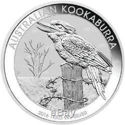 1 kg kilo 2016 Australian Kookaburra Silver Coin