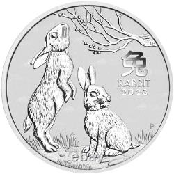 1 kilo 2023 Lunar Year of the Rabbit Silver Coin Perth Mint