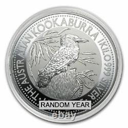 1 kilo Australian Silver Kookaburra BU (Random Year) SKU#224509