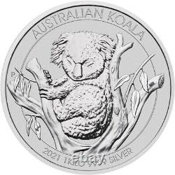 1 kilo Silver 2021 Australia Koala BU