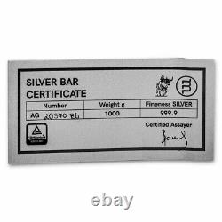 1 kilo Silver Coin Bar 2023 Chad 100000 CFA Goddess Europa SKU#277192