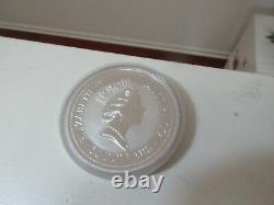 1992,1 Kilo, Silver, Australian Kookaburra. 999 Silver Coin