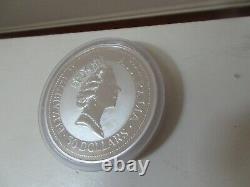 1992,1 Kilo, Silver, Australian Kookaburra. 999 Silver Coin