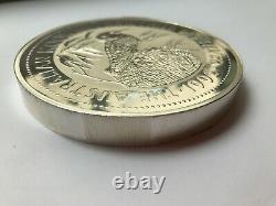 1992 1 kilo Silver Australian Kookaburra. 999 Silver Coin Bullion