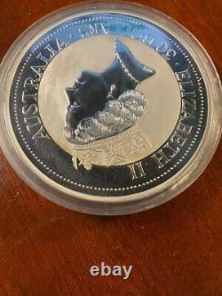 1992 one KILO silver AUSTRALIA Kookaburra 32.15 ounces. 999 in CAPSULE