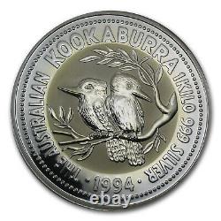 1994 Australia 1 kilo Silver Kookaburra BU SKU #9050