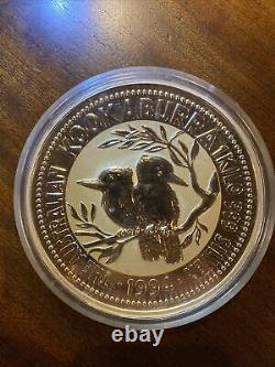 1994 Australian Kookaburra 1 Kilo/32+ Oz. 999 Fine Silver $30 Coin Elizabeth II
