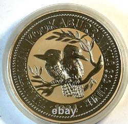 1994 Australian Kookaburra 1 Kilo/32+ Oz. 999 Fine Silver $30 Coin Elizabeth II