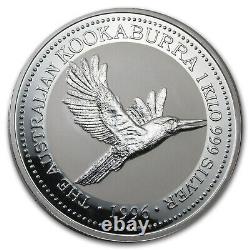 1996 Australia 1 kilo Silver Kookaburra BU