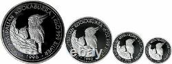 1996 Australia Silver Kookaburra Proof Coin Kilo Collection with Case & COA