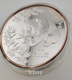 1998 Chinese Panda 200 Yuan Silver Kilo Coin In Capsule China