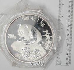 1999 China Panda Kilo Kilogram 200 Yuan Commemorative Coin with COA DC-6666