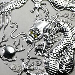 2000 Australia 1 kilo Silver Year of the Dragon BU (Diamond Eyes)