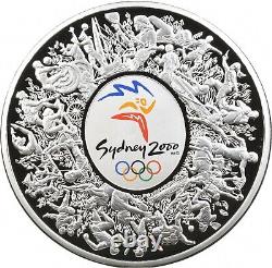 2000 Australia 30 Dollars Silver Sydney Olympics 1 Kilo Coin With OGP 4516