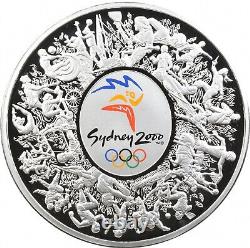 2000 Australia 30 Dollars Silver Sydney Olympics 1 Kilo Coin With OGP 4517