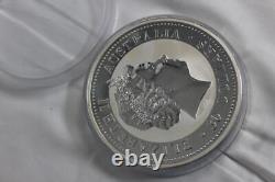 2000 Australia Year of The Dragon 1 Kilo. 999 Silver Elizabeth W Case