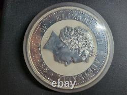 2001 1 Kilo. 9999 Fine $30 Australia Silver Lunar Snake Perth Mint