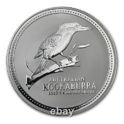 2003 Australia 1 kilo Silver Kookaburra BU