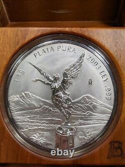 2003 Mexico Silver Kilo Libertad