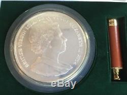 2004 $500 Hernando Pizarro 5 Kilo Silver Coin British Virgin Island