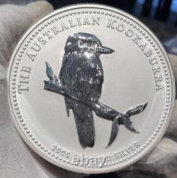 2005 1 Kilo kg. Silver Australian Kookaburra in Capsule Lowest Mintage of 2100