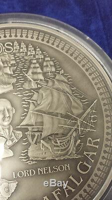 2005 Royal Mint Battle of Trafalgar Fifty Pound Toned Silver Kilo Coin withBox COA