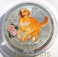 2006 Niue Lunar Year of the Dog 1/2 Kilo Kg Silver Colored Coin Australia Mint