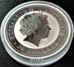 2007 Australia Lunar I Year of the Pig 1 Kilo Kg Silver Coin $30 Perth Mint