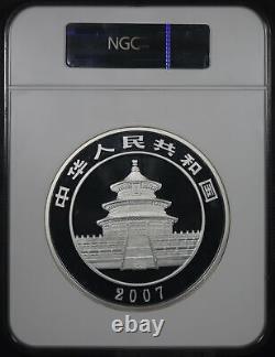 2007 China 300 Yuan Silver Panda 1 Kilo NGC PF-69 Ultra Cameo None Graded Higher