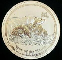 2008 Australia, Year of the Mouse 1 kilo. 999 Silver $30