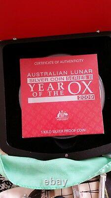 2009 Australia 1 kilo Silver Year of the Ox Proof (Series II)