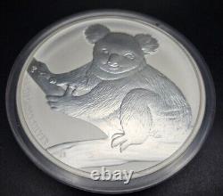 2009 P Australia Koala. 999 Silver Kilo $30 In Capsule