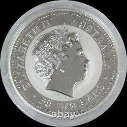 2009 Silver Australia $30 1 Kilo Kookaburra Prooflike Coin 32.15 Oz In Capsule