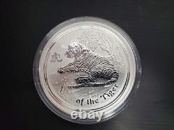 2010 1 KILO Silver KG Lunar Year of TIGER Perth Mint bullion 32oz fine 999 $30