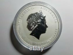 2010 1 Kilo Silver Year of the Tiger Coin. 999 1 Kg, 32 Oz, Perth Mint Lunar