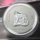 2010/2007 1 Kilo Silver Coin Year Of The Tiger Perth Mint Series 1 Capsule