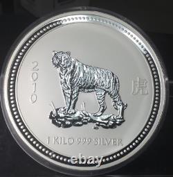 2010/2007 1 KILO Silver Coin Year of the TIGER Perth Mint Series 1 Capsule